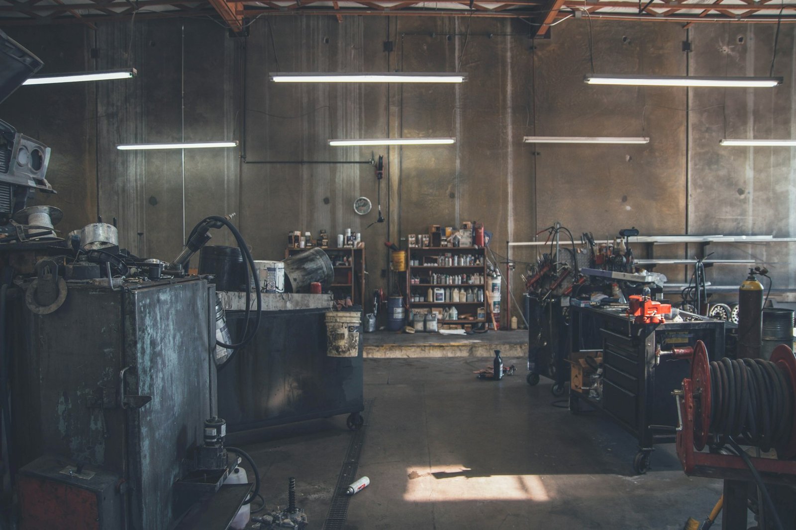 The interior of the service bay at Wyoming Auto Group